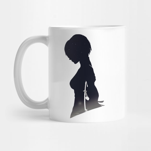 2B Nier Automata Silhouette by chortlzdesigns